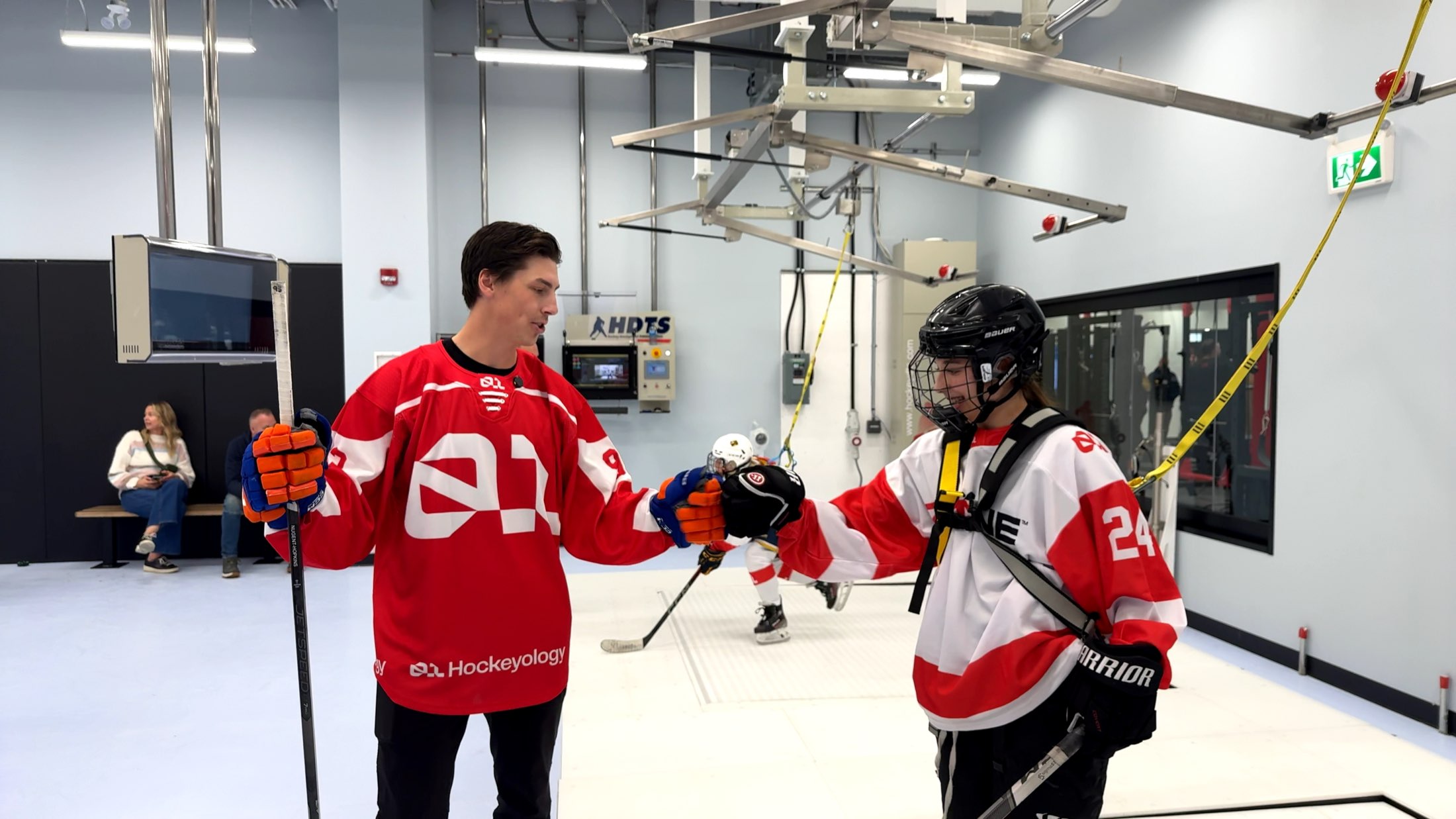 ZerOne Club members training at Hockeyology